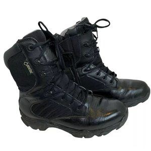 Bates Women's GX-8 Gore-Tex Waterproof Side Zip Boot, Black, 9 M US